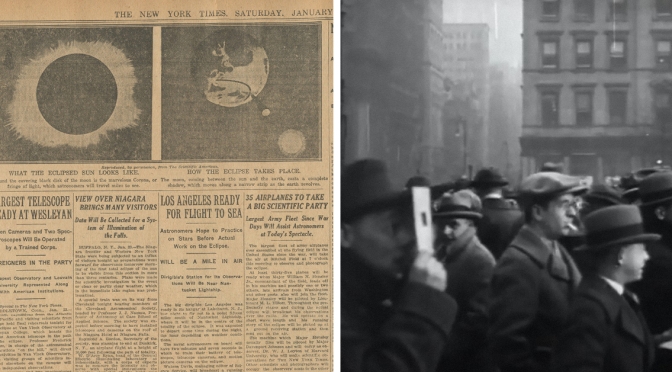 A Look Back At The Total Solar Eclipse Of 1925